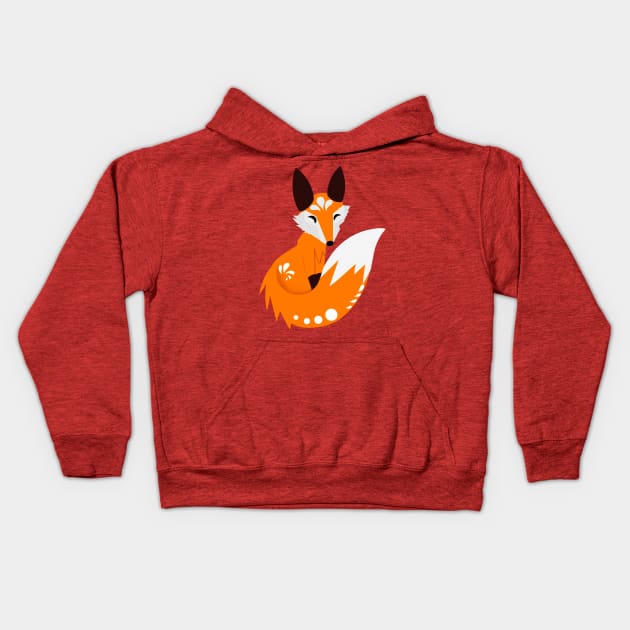 Adorable fox Kids Hoodie by Icydragon98